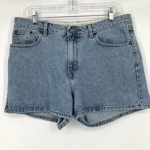 Vintage Mossimo Gene Denim High Rise Shorts Light Wash 100% Cotton Size 32